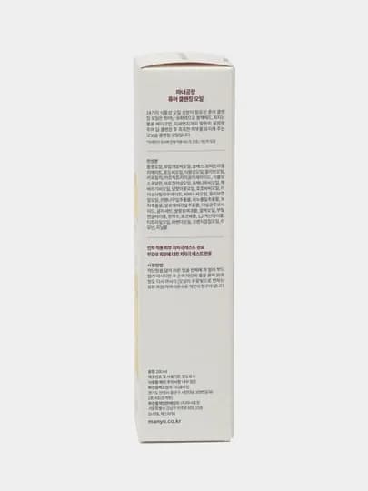 Гидрофильное масло для умывания лица и снятия макияжа, Manyo, Pure, Herbgreen, Pure deep clean, 200 мл — BEYOUNG-MANYOGM-ЖЕЛТ