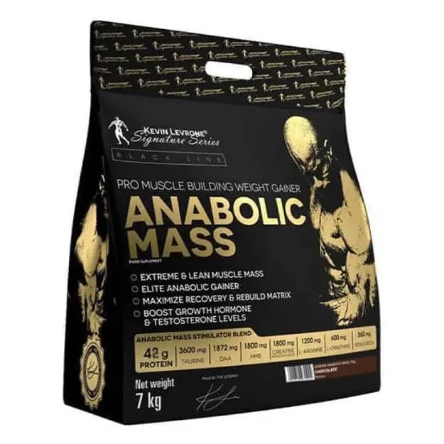 Высококалорийный гейнер Kevin Anabolic Mass strawberry, 7кг