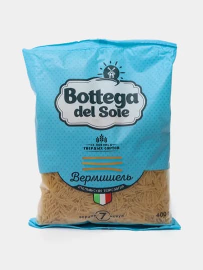 Макаронные изделия Bottega del Sole, вермишель, 400 г