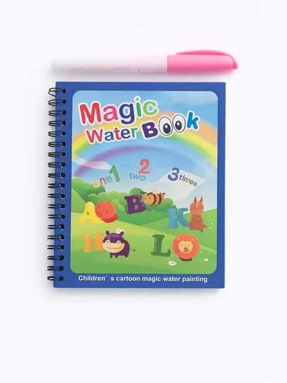 Magic Water Book многоразовая детская водная книжка-раскраска — FAIRYTA-MAGICBOOK3V1-ЛАЗУР