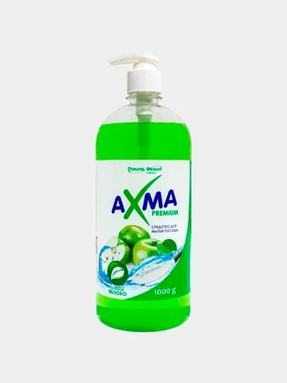 Средство для мытья посуды AXMA Premium, яблоко, 1 кг