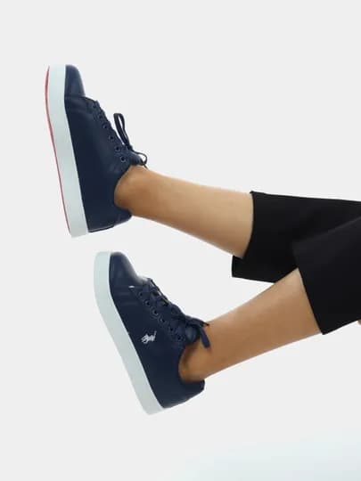 Женские кеды с начесом Louboutin отличного качества. Размер 36-41 — SHOEMAG-LOUBOU-СИНИЙ-39
