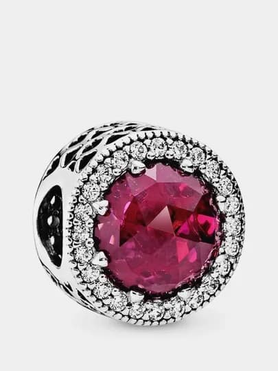 Серебряная бусина, кристалл, кубический оксид циркония Pandora 791725NCC