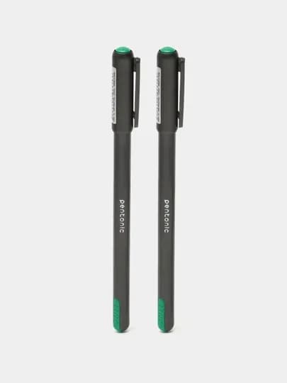 Ручка шариковая Pentonic 1 мм (зеленый) Linc по 2 штуки — DELISTO-7024GN