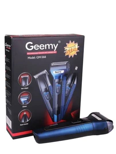 Электробритва Geemy, для бритья, 3 в 1 — S280496-GEMY566-ГОЛУБ