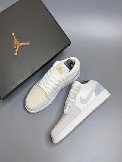 Кроссовки NIKE AIR JORDAN — спортивные, классические, унисекс, 36–47 — 6465989-JORDAN1-БЕЛЫЙ-39