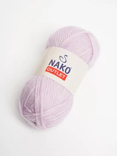 Пряжя Nako Outlet - плотная вязка,100% акрил, 250 м, 50 г (+- 5 г, 10%+-),в упаковке 1 шт — PRYAJA1-NAKOQALIN-СИРЕН