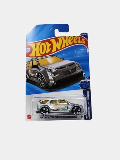 HOT WHEELS машинка, 7 см — вариант для подарка и коллекции — MARFAS-HOTWHEEL1-СЕРЕБРН