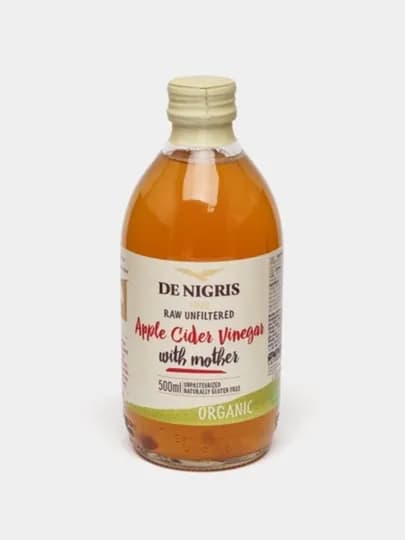 Яблочный уксус De Nigris, не фильтрованный, 500 мл