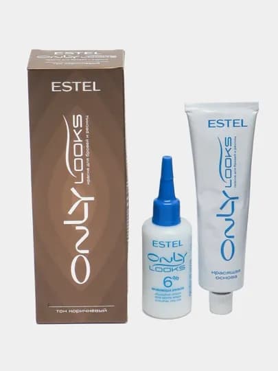 Краска для бровей и ресниц Estel Only Look — ANGARZU-ESTELQOWKRASKAONLY-КОРИЧН