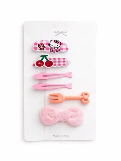 Hello kitty Набор аксессуаров для волос, подарок для девочек, заколка для волос