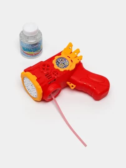 BUBBLE GUN генератор - пистолет мыльных пузырей, игрушка для детей — 365KUN-PISTFOA-АЛЫЙ