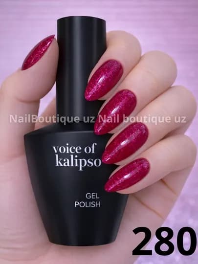 Voice of Calipso Gel Polish профессиональный гель-лак с глубоким цветом и стойким блеском — UZNAIL-КАЛИПСО4-КОРАЛЛ