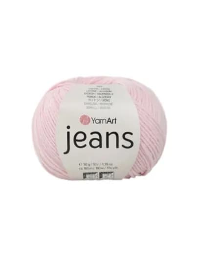 Пряжа YarnArt Jeans 55 % Pamuk 45 % Poliakrilik 50 g 160 mt — PRYAJAU-JEANS-КОНФЕТН
