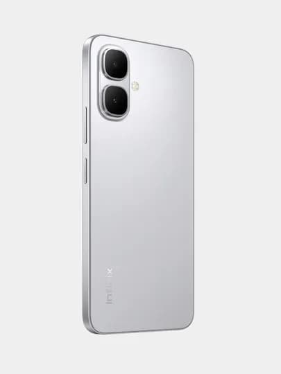 Смартфон Infinix Smart 10, до 4+4/128GB, 5000mAh 15w, 6.67" 120Hz, IP 64, Android 15 — ASLMOBE-INSMART10-СЕРЕБРН