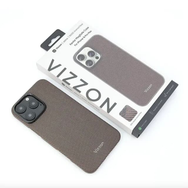 iPhone 16 Pro, Vizzon, Arma Brown g‘ilofi