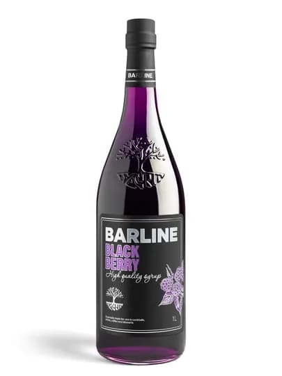 Barline Blackberry ежевичный сироп для коктейлей, лимонадов и десертов, 1 л