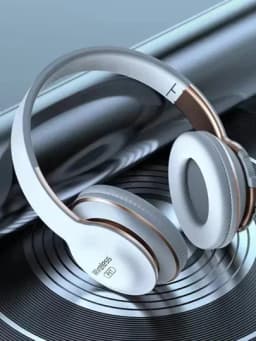 Беспроводные наушники P17 Bluetooth 5.0 – водостойкие IPX5, накладные, с мощным звуком — BIGTIME-0000022-БЕЛЫЙ