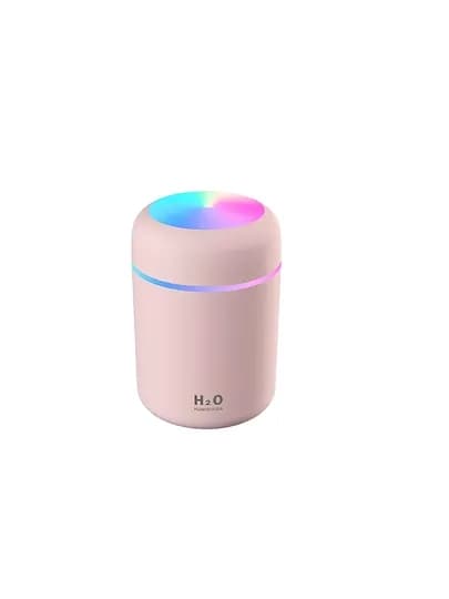 Увлажнитель воздуха, аромадиффузор, RGB LED подсветка, 150 мл — VIUGO-PURIF1B-РОЗОВ
