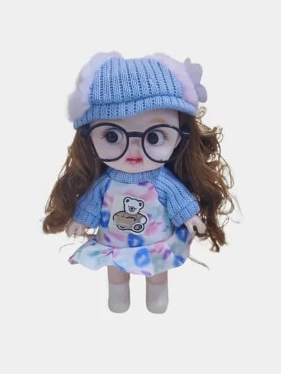 Кукла MayMay, пупс 3D глазки, кукла коллекционная 22 см, аниме — TOYMAG-MAYKUK2-ТЕМНБИР