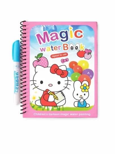 Magic Water Book многоразовая детская водная книжка-раскраска — FAIRYTA-MAGICBOOK3V1-КОРРОЗ
