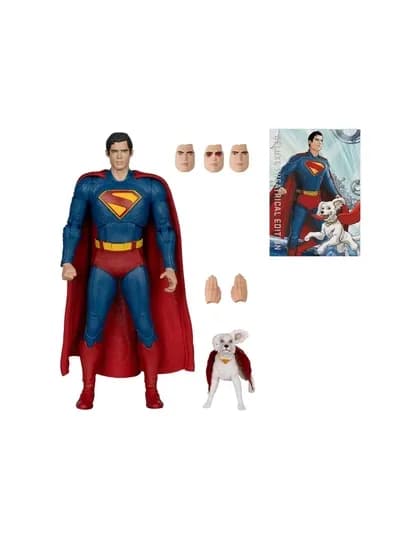 Superman (2025) DC Multiverse — Фигурка Супермена и Крипто (Deluxe Theatrical Edition)