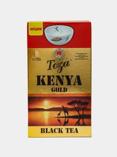 Чай черный Тоза Kenya Gold, 500 г, пиала в подарок — ТОЗА-PTPA4D