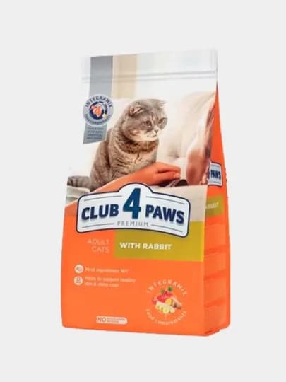 Корм для кошек Club 4 Paws с кроликом, 300г