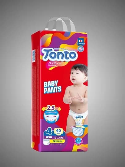 Tonto подгузники-трусики, размеры от 1 до 7 — TONTOUZ-TONTO-tonto 7
