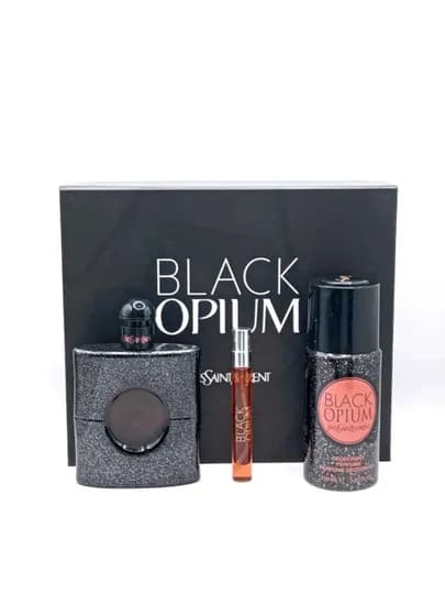 YSL BLACK OPIUM женский набор парфюмированной воды и дезодоранта-спрея — ZACA-YSLNABO