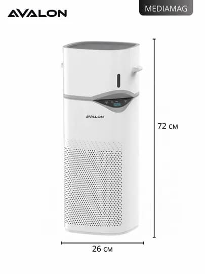 Очиститель и увлажнитель воздуха AVALON AP-406 Pro, HEPA + Carbon фильтр, PM2.5 датчик