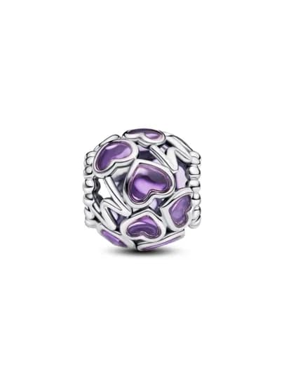 Подвеска-шарм Pandora Openwork Hearts Mom, 793772C01