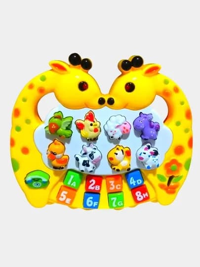 Музыкальное пианино для детей, телефон, развивающая игрушка — TOYMAG-MUZPIAN-КРЕМОВ