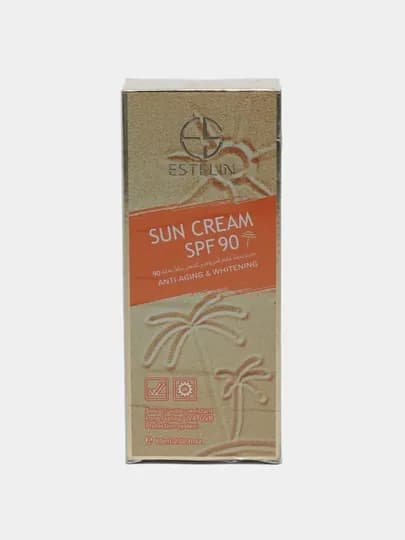 Солнцезащитный крем для лица и тела, Estelin, SPF 90, увлажняющий — 5464832-90