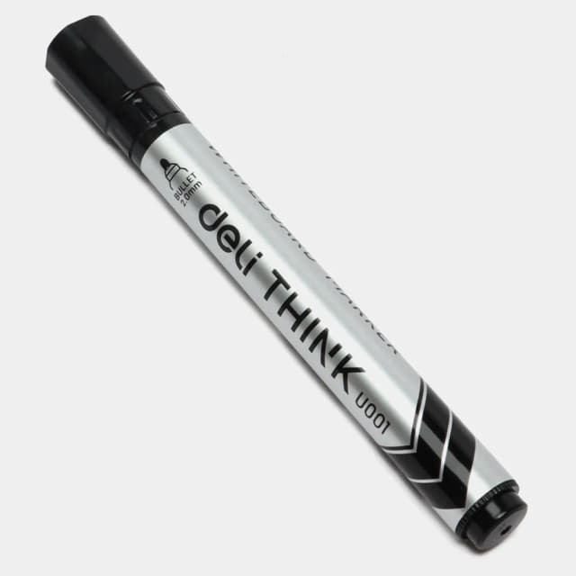 Deli Think U001 qora markeri (dona)