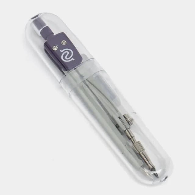 Plastik qalamdonli sirkul, Purple