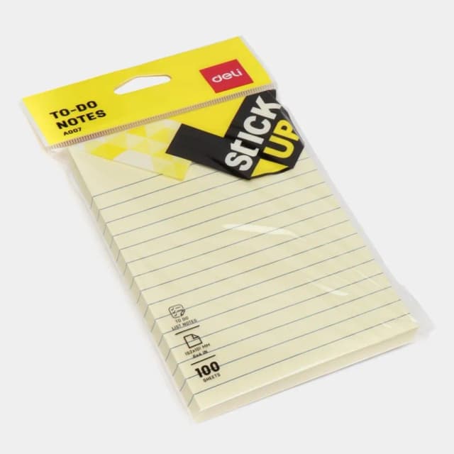 Yopishqoq eslatma stiker "To do notes" Deli A007