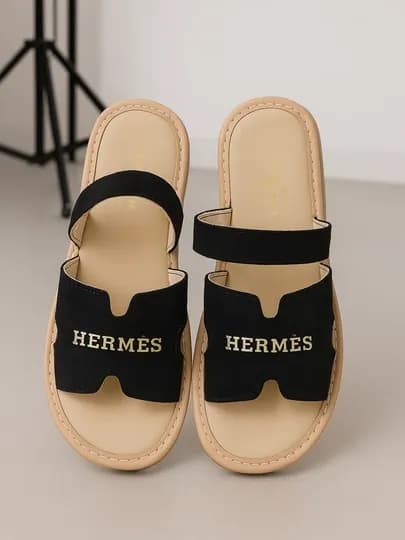 Женские и девичьи тапочки HERMESS, домашние тапочка — NYBIV-JENSKIT-ЧЕРН-39