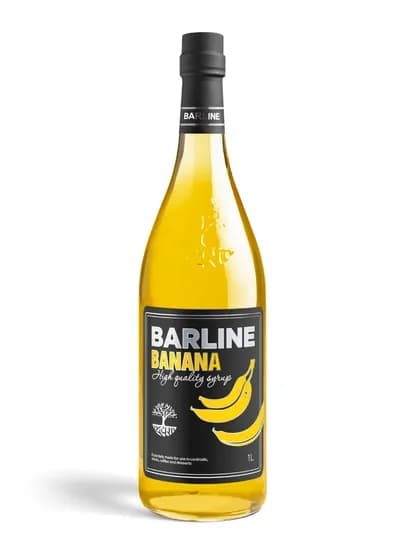 Barline Banana — банановый сироп для коктейлей, кофе и десертов, 1 л