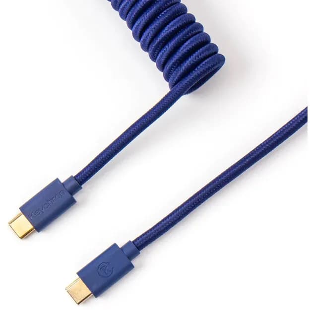 Кабель Aviator Cabel Type-A/Type-C Keychron Coiled Cable Blue (CABL_KEYCHRON)