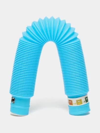 Игрушка антистресс, трубка гармошка Pop tubes, 15 см, набор из 1 шт
