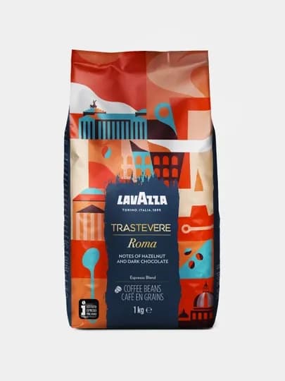 Кофе в зернах Lavazza Trastevere, 1 кг * *
