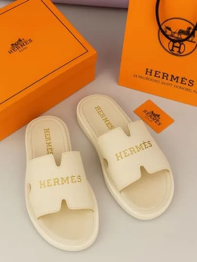 Тапочки женские Hermes, для девочек, для улицы и путешествий — TRENZA-ХЕРМИС-БЕЛЫЙ-39