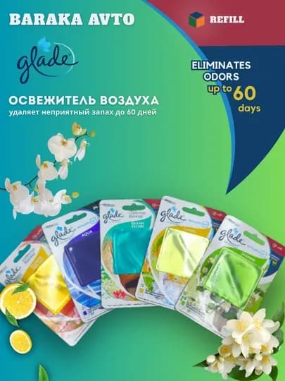 Glade Sensations ароматизатор воздуха для авто и дома