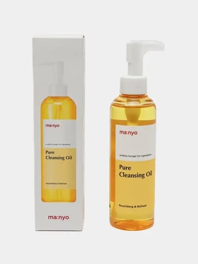 Гидрофильное масло Manyo, Pure Cleansing Oil, питательное и освежающее, 200 мл — SECRETP-MANYOIL