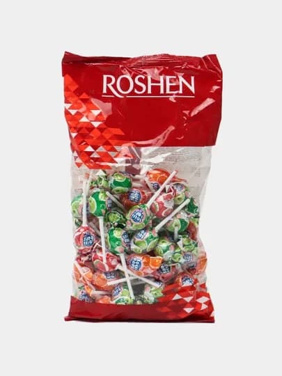 Конфеты Roshen Lollipops, фруктовый микс 900 г