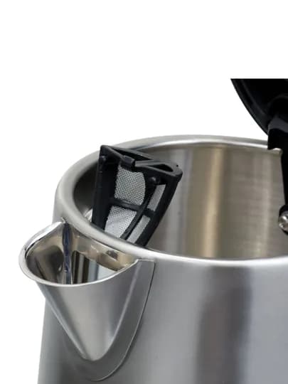 Электрочайник Kenwood JKM076, 0.5 л, 800 Вт, скрытый нагревательный элемент, серебристый — KENWOO-JKM076