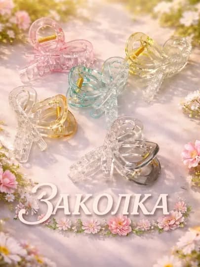 Заколка для волос, зажим-крабик для девочек, заколка неломающаяся, прочная и надежная — MEHIRLI-SINMAYDIGANKRABIK-БЕЛЫЙ