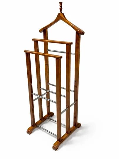 Люкс деревянный open wardrobe стойка для одежды премиум мебель loft storage — ANORMOB-VESH028-КОРИЧН