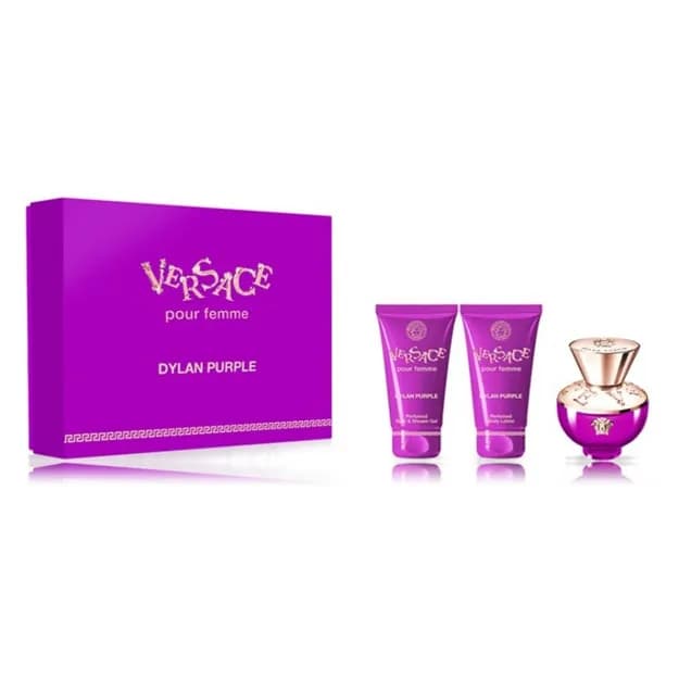 Versace Women's Set with Body Lotion 3pcs 50 мл EDP+50 мл